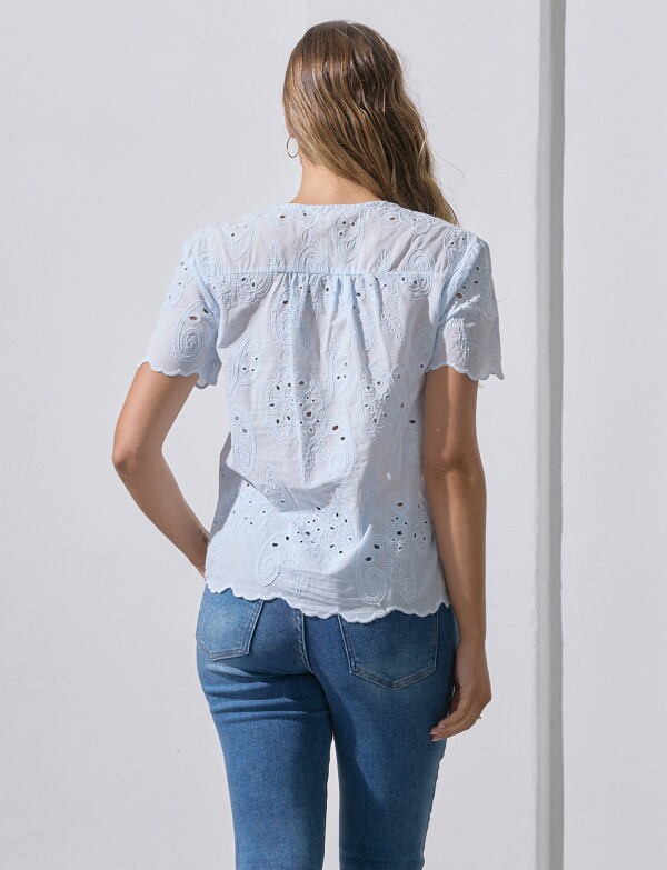 Blusa Broderie CELESTE