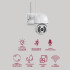 Cámara De Vigilancia Xion Cctv41 Wifi Full Hd CAMARA SMART WIFI XION CCTV41