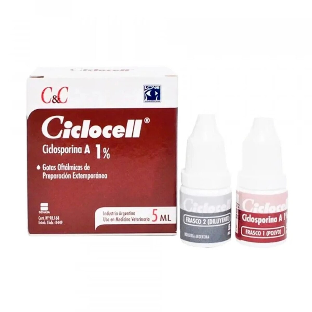 Ciclocell 1% Gotas 