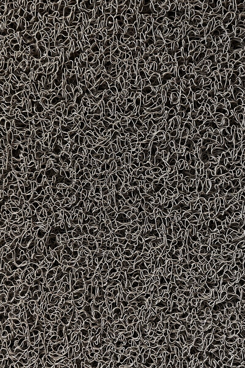 CUSHION MAT MEDIUM - FELPUDO CUSHION MAT PVC 'MEDIUM B' 2104 GREY CON BASE ANCHO 1,22M 