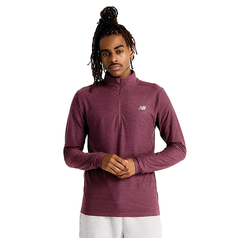 Buzo New Balance Dye 1/4 Zip Violeta
