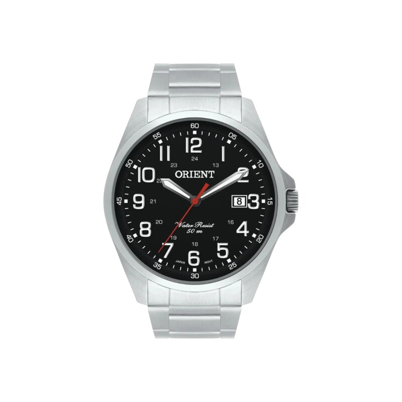 ORIENT Cuarzo Análogo de Hombre MBSS1171P2SX plateadouniforme