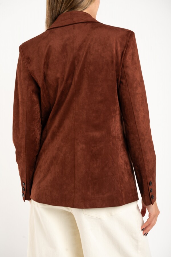 Blazer Gamuza Cafe