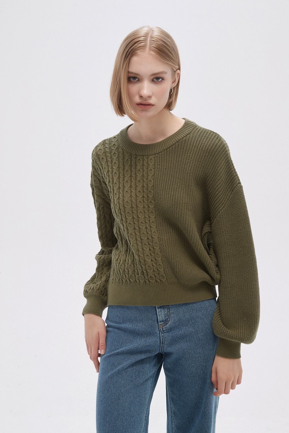 Sweater Ritmo Verde Oliva