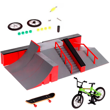 Skatepark Mini Finger Skate Bmx Rampa Patineta Skatepark Mini Finger Skate Bmx Rampa Patineta