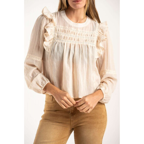 Blusa Con Volados Arena