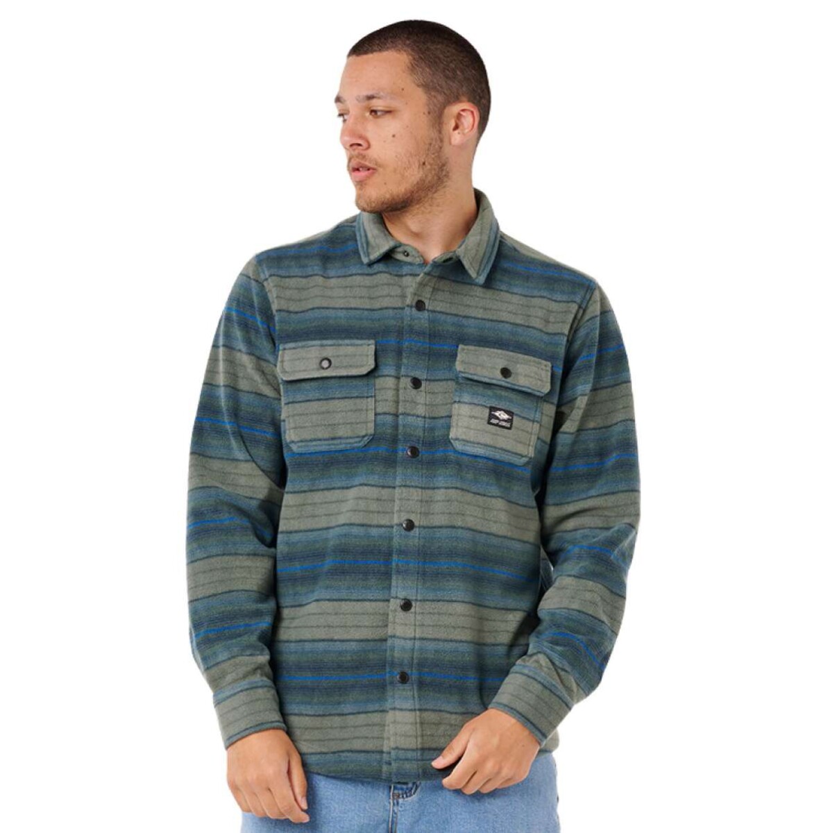 Camisa Rip Curl Fun Times Polar Fleece Shirt - Verde 