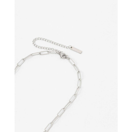 Cadena De Acero Inicial Letra ''a'' Combinacion Bicolor