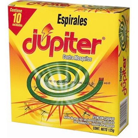 ESPIRALES JUPITER CAJA X 10 UN ESPIRALES JUPITER CAJA X 10 UN