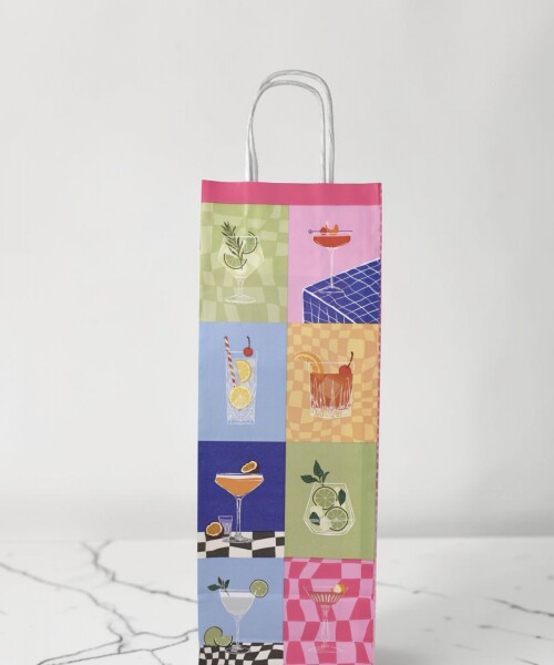 Bolsa 14x08x40 cm COKTAILS