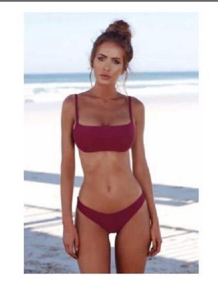 Bikini - traje de baño color BORDO Bikini - traje de baño color BORDO