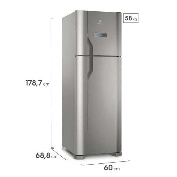 Heladera Electroluxx43 280 L HELADERA ELECTROLUX DFX43 GRIS AP