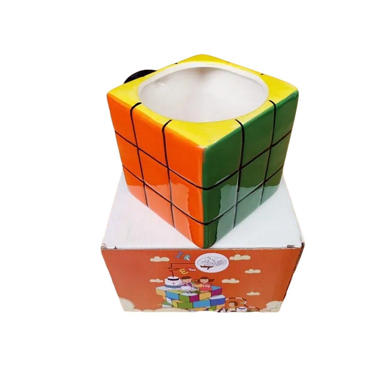 TAZA DISEÑO CUBO MAGICO 