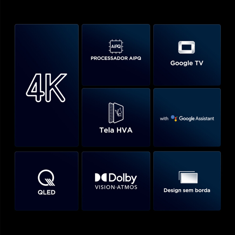 Smart Tv Tcl Qled 50 P7k 4k Uhd Google Tv Google TV Smart Tv Tcl Qled 50 P7k 4k Uhd Google Tv Google Tv