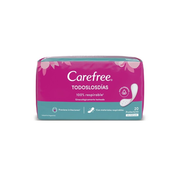 CAREFREE TODOSLOSDIAS SIN PERF. PAQ. X 2 única