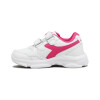 Diadora Champion Easy Run Wimbledon Kids C/Velcro Blanco-Fucsia