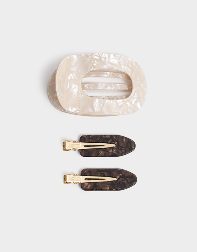 Accesorios Pelo Set Hair Care Set De Acc. De Pelo Y Otros - Combinacion Bicolor