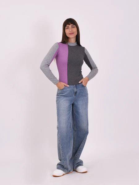 REMERA MAWI GRIS OSCURO