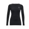 Remera Mujer Under Armour Coldgear - Black/White Black