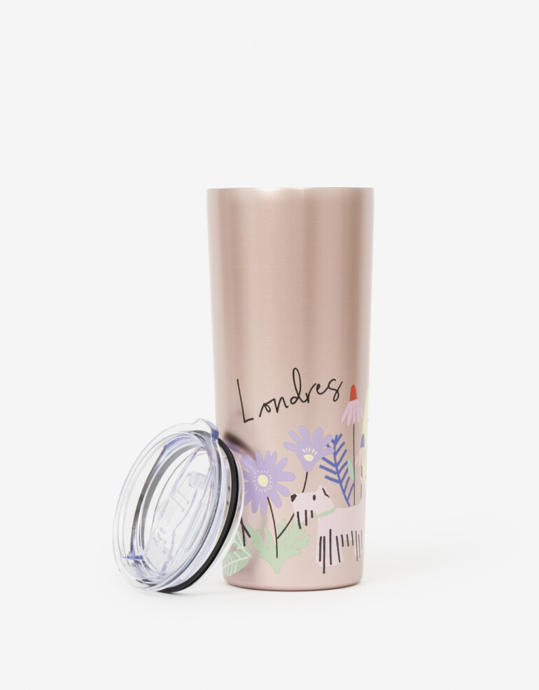 Artículos cocina Botellas Vaso Metálico Londres - Combinacion Multicolor