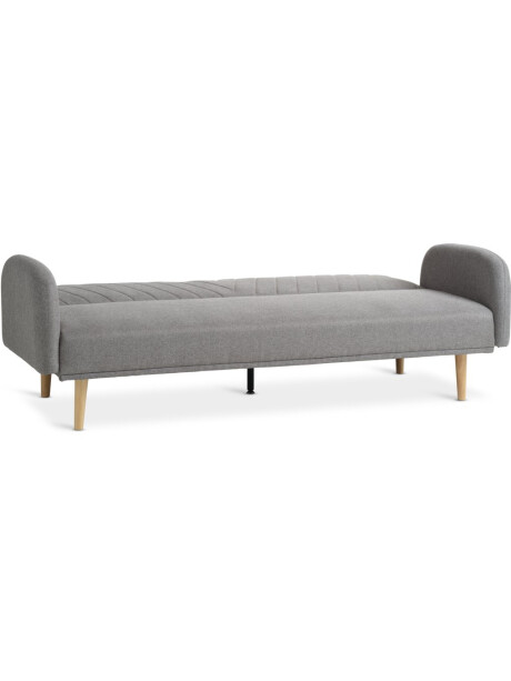 Sofá cama PARADIS 3 cuerpos tela gris claro Sofá cama PARADIS 3 cuerpos tela gris claro