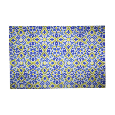 Mantel Waterproof Home Class 140 x 210 cm 3658 AZULEJO AZUL