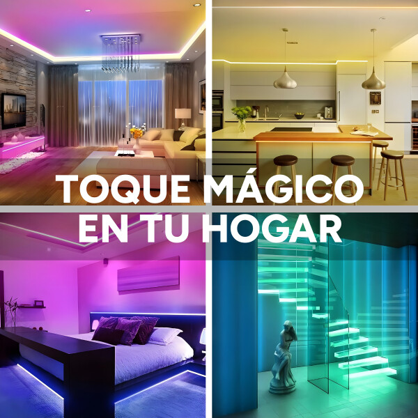 Luz Led Neon Rgb Rollo Cinta Luces Flexible Manguera 5 Metrs Color RGB