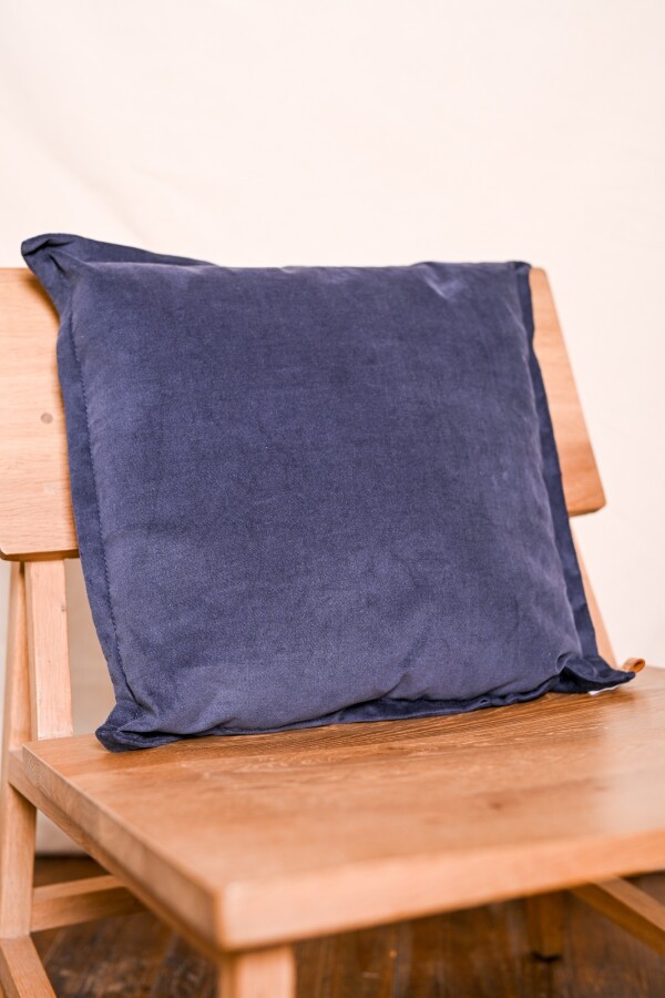 Almohadon Velvet Gris