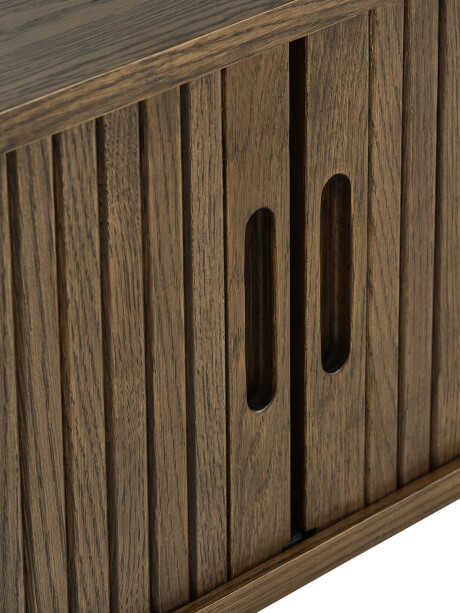 Mueble TV LYNGVIG 160cm 2 puertas persi roble osc Mueble TV LYNGVIG 160cm 2 puertas persi roble osc
