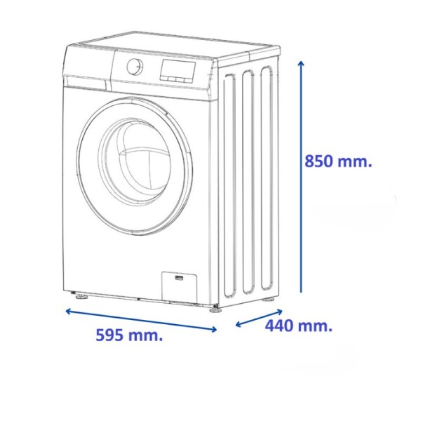 LAVARROPAS JAMES CARGA FRONTAL 6 KG INVERTER - LR 1006 G6 BL LAVARROPAS JAMES CARGA FRONTAL 6 KG INVERTER - LR 1006 G6 BL