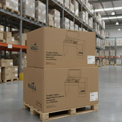 Tocador Escritorio con Espejo Blanco para Dormitorio | Mueble de Maquillaje Moderno Tocador Escritorio con Espejo Blanco para Dormitorio | Mueble de Maquillaje Moderno