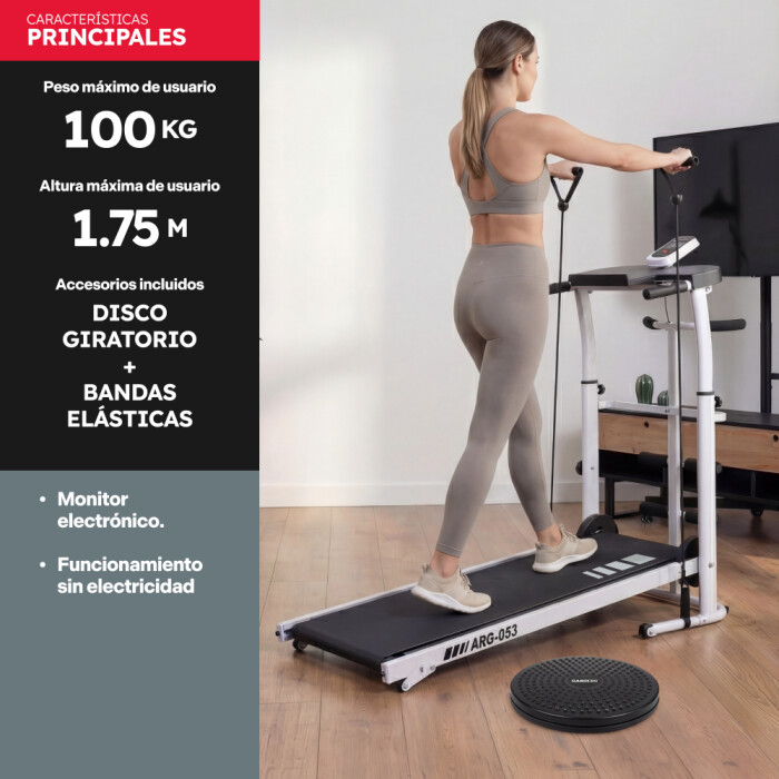 Caminadora Mecánica Plegable Randers ARG-053 Caminadora Mecánica Plegable Randers ARG-053
