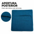 Fundas de Almohadón ZAL 50 x 50 cm Pack x2 Turquesa