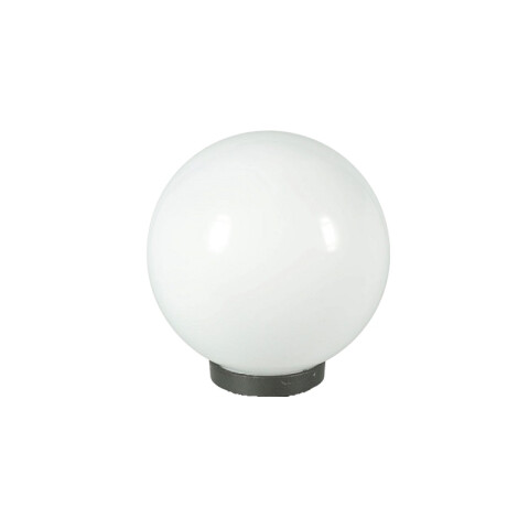 Luminaria globo de PMMA opal con base, Ø250mm ML0011
