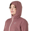 Casaca Running Silver Mujer Rubble Red