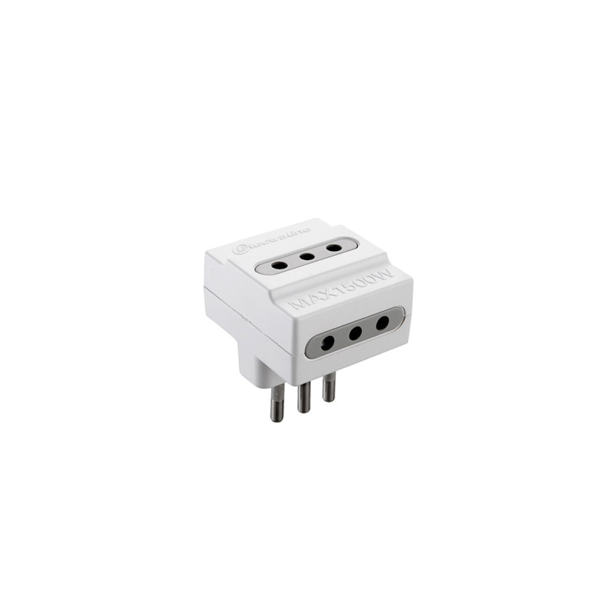 Adaptador X3 2P+T 10A Blanco 