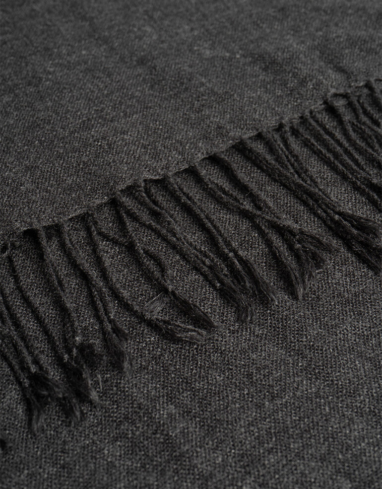 Bufandas Special Price Bufanda Con Flecos - Negro