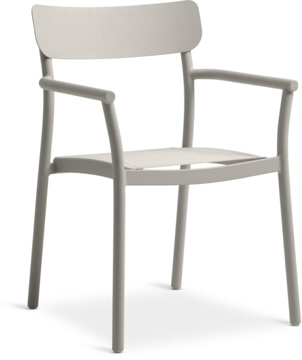 Silla apilable VESTAMAGER beige 