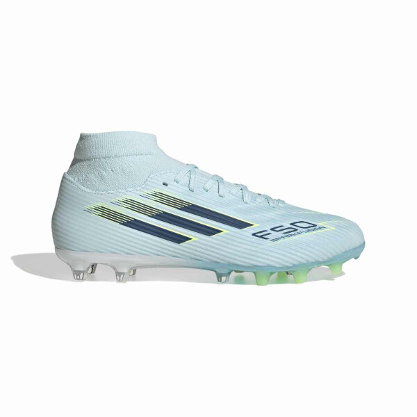 Championes Futbol Cancha FG Adidas F50 SPARKFUSION LEAGUE FG/AG de Mujer - JR8998 Celeste-negro