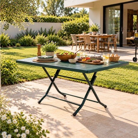 MESA PLEGABLE 1.20 PVC - VERDE MESA PLEGABLE 1.20 PVC - VERDE