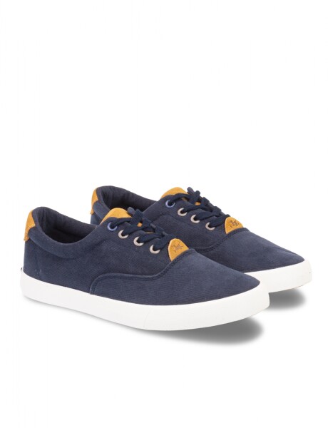 CHAMPION DE TELA CON CORDONES Azul
