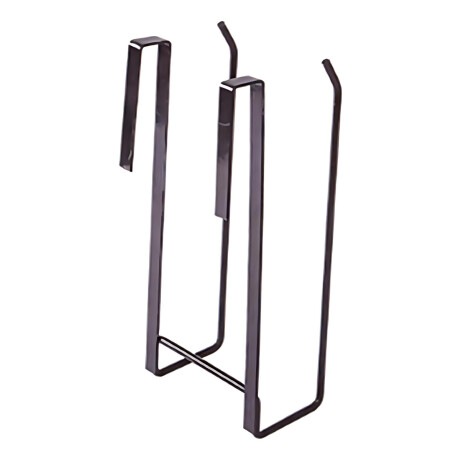 Porta Rollo Papel Toalla De Cocina Soporte Doble Negro