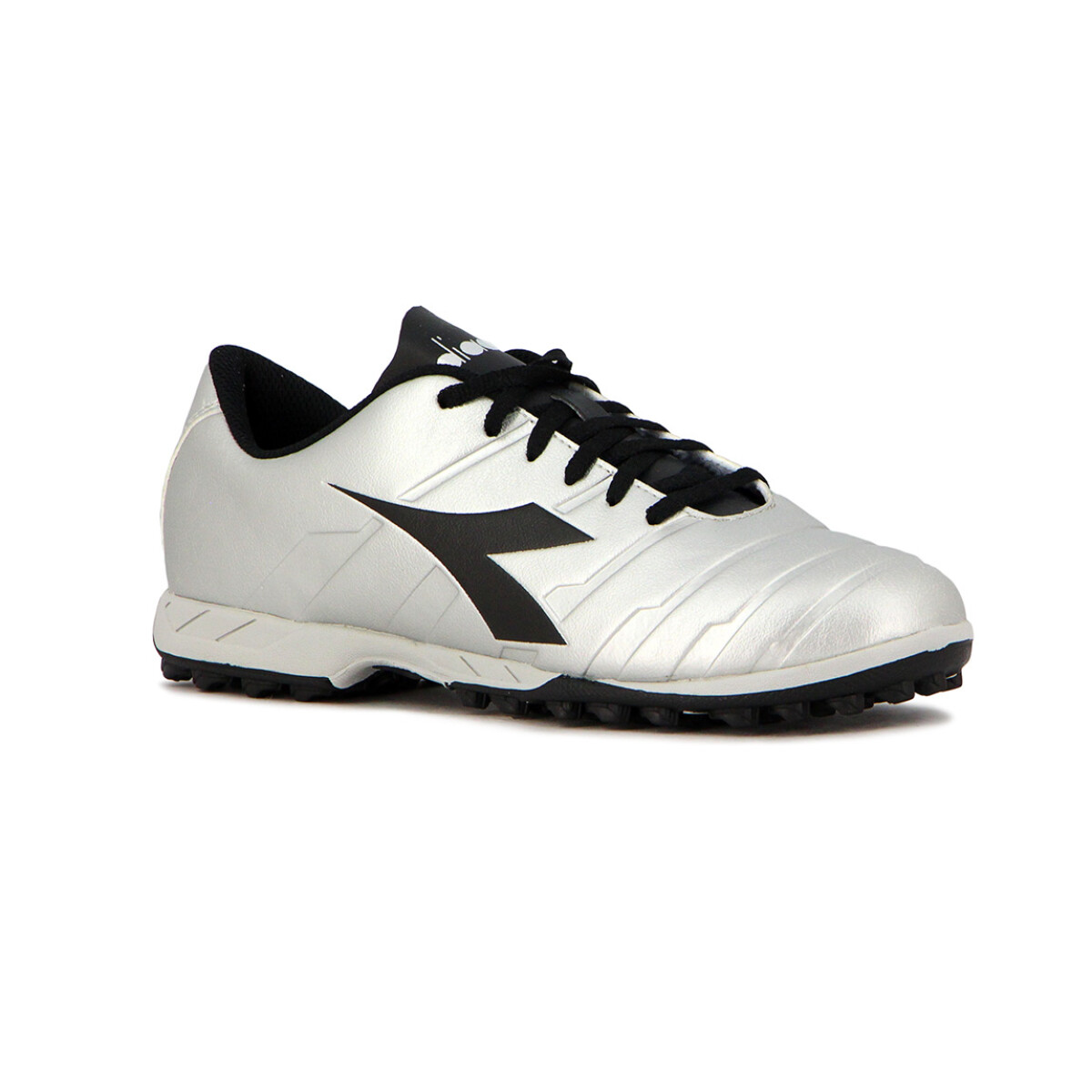 Diadora Calzado Fútbol 5 de Hombre Pichichi 3 TF - Plata-Negro 