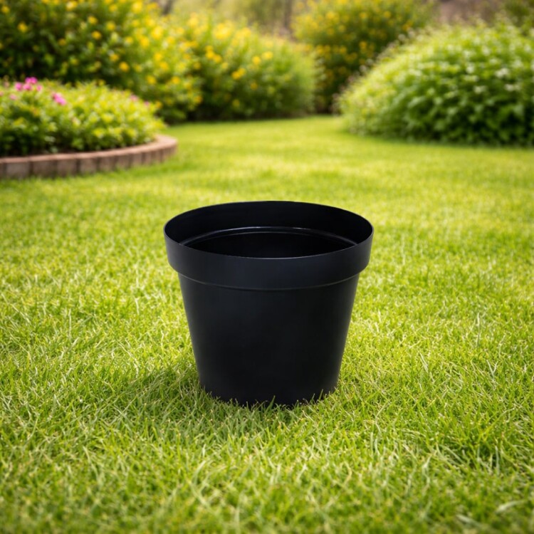 MACETA REDONDA FLORATTA 7,5 LITROS NEGRO NEGRO