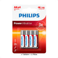 Pilas Alcalinas AA Philips BlÃ­ster Pack de 4 Unidades Pilas Alcalinas AA Philips BlÃ­ster Pack de 4 Unidades