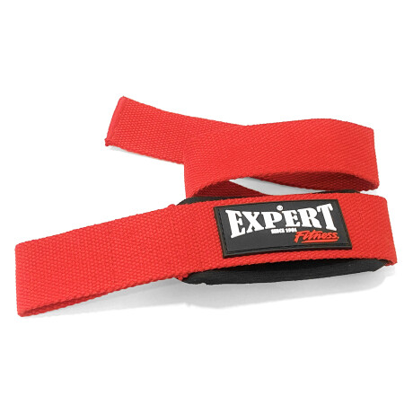 Straps Correa Muñequera Para Levantamiento De Pesas Rojo