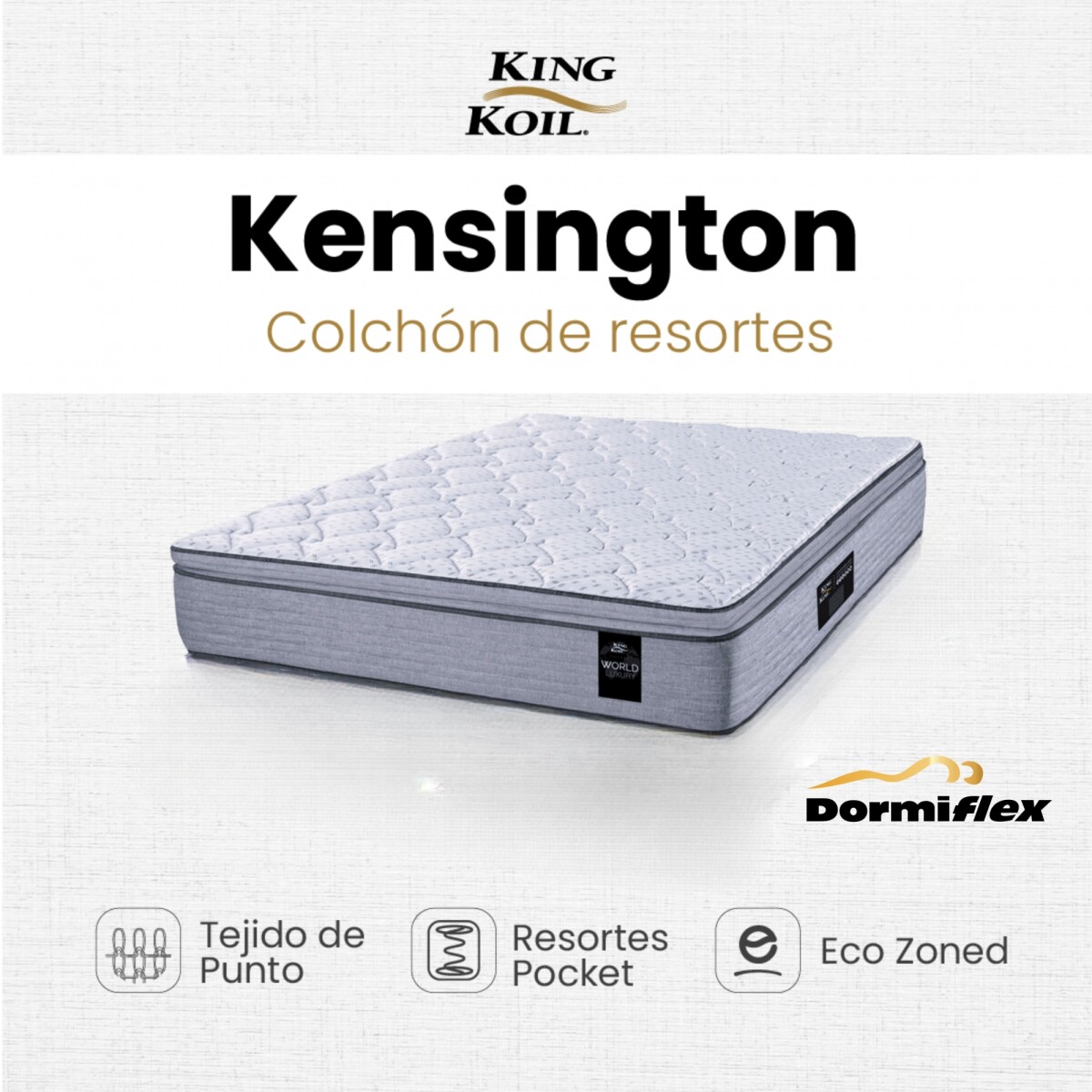 Colchón Kensington - 2 plazas 140x190 