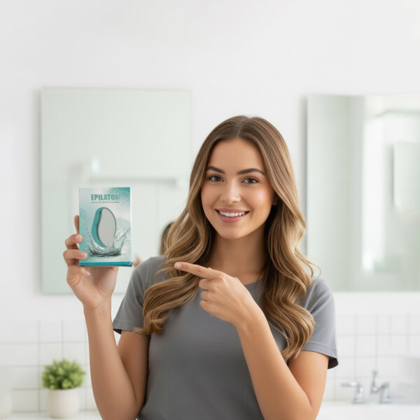 Depiladora Corporal Exfoliante Indolora Removedora de Vellos Color Blanco