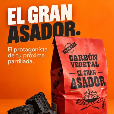 CARBON GRAN ASADOR 3.0KG CARBON GRAN ASADOR 3.0KG