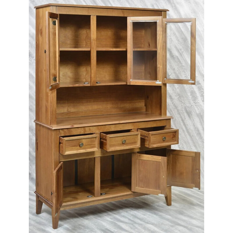 Cristalera 6 Puertas New Veneza NOGAL BARNIZ Cristalera 6 Puertas New Veneza NOGAL BARNIZ